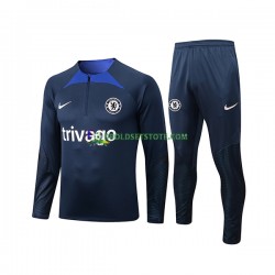 2022-2023 Chelsea Blå Sweatshirt Dragt