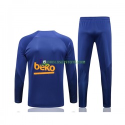 2022-2023 FC Barcelona Blå Sweatshirt Dragt
