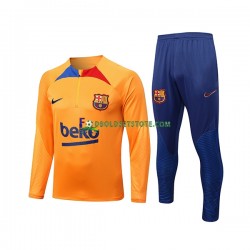 2022-2023 FC Barcelona Orange Sweatshirt Dragt