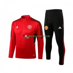 2022-2023 Manchester United Rød Sweatshirt Dragt
