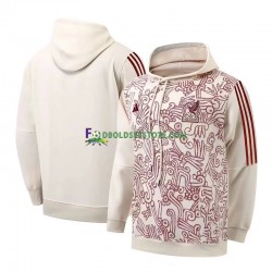 2022-2023 Mexico Rød Hvid Sweater Hættetrøje ,Mænd