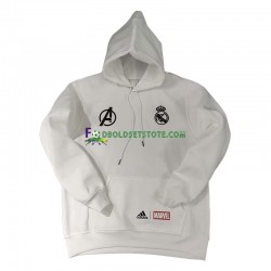 2022-2023 Real Madrid Hvid Sweater Hættetrøje ,Mænd