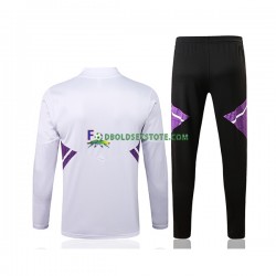 2022-2023 Real Madrid Hvid Sweatshirt Dragt