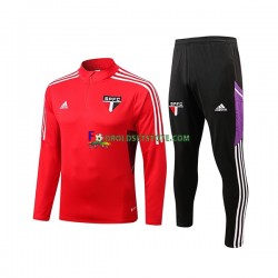 2022-2023 Sao Paulo Rød Sweatshirt Dragt