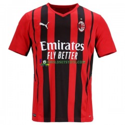 AC Milan Trøje Hjemmebane 2021-2022 Kort ærmer ,Mænd