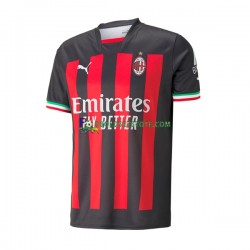 2022-2023 AC Milan Trøje Hjemmebane Kort ærmer ,Mænd