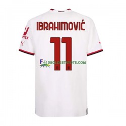 2022-2023 AC Milan Trøje Ibrahimovic 11 Udebane Kort ærmer ,Mænd