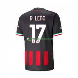 2022-2023 AC Milan Trøje Rafael Leao 17 Hjemmebane Kort ærmer ,Mænd