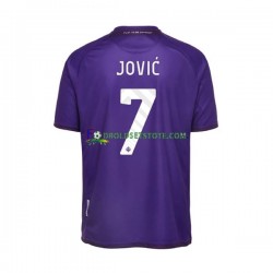 2022-2023 Fiorentina Trøje Jovic 7 Hjemmebane Kort ærmer ,Mænd