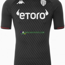 AS Monaco Trøje Udebane 2021-2022 Kort ærmer ,Mænd