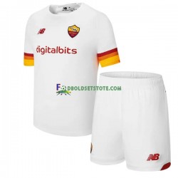 AS Roma Trøje Udebane 2021-2022 Kort ærmer ,Børn Fodboldsæt