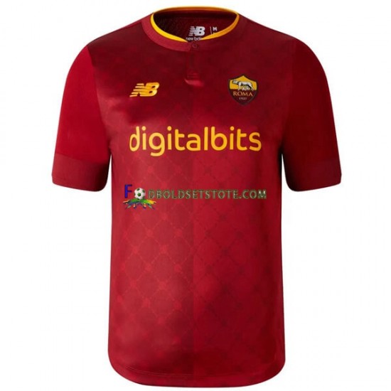 2022-2023 AS Roma Trøje Hjemmebane Kort ærmer ,Mænd 2022-2023 AS Roma Trøje Hjemmebane Kort ærmer ,Mænd