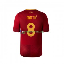 2022-2023 AS Roma Trøje Matic 8 Hjemmebane Kort ærmer ,Mænd