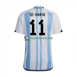 Argentina Trøje Di Maria 11 Hjemmebane World Cup 2022 Kort ærmer ,Mænd