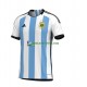 Argentina Trøje Hjemmebane World Cup 2022 Kort ærmer ,Mænd