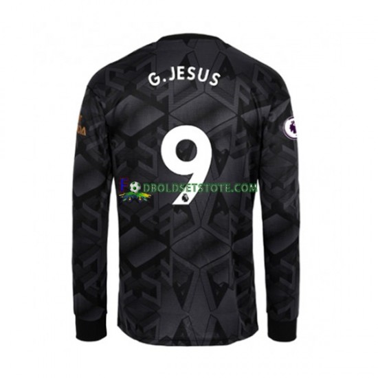 2022-2023 Arsenal Trøje Gabriel Jesus 9 Udebane Lange ærmer ,Mænd 2022-2023 Arsenal Trøje Gabriel Jesus 9 Udebane Lange ærmer ,Mænd