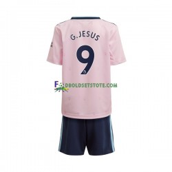 2022-2023 Arsenal Trøje Gabriel Jesus 9 3. Valg Kort ærmer ,Børn Fodboldsæt