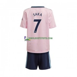 2022-2023 Arsenal Trøje Saka 7 3. Valg Kort ærmer ,Børn Fodboldsæt