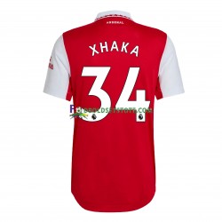 2022-2023 Arsenal Trøje Xhaka 34 Hjemmebane Kort ærmer ,Mænd