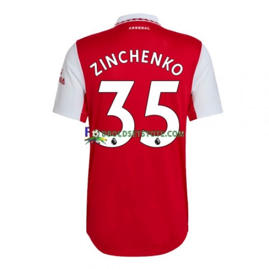 2022-2023 Arsenal Trøje Zinchenko 35 Hjemmebane Kort ærmer ,Mænd 2022-2023 Arsenal Trøje Zinchenko 35 Hjemmebane Kort ærmer ,Mænd