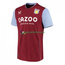 2022-2023 Aston Villa Trøje Hjemmebane Kort ærmer ,Mænd