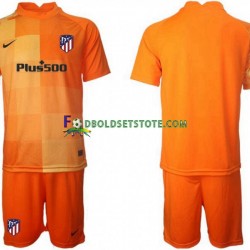 Atlético Madrid Trøje Målmand Hjemmebane 2021-2022 Kort ærmer ,Børn Fodboldsæt