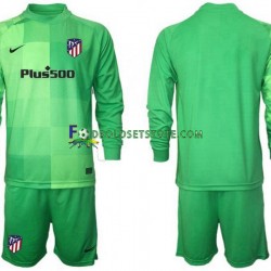 Atlético Madrid Trøje Målmand 3. Valg 2021-2022 Lange ærmer ,Børn Fodboldsæt
