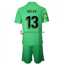 Atlético Madrid Trøje Jan Oblak 13 Målmand 3. Valg 2021-2022 Kort ærmer ,Børn Fodboldsæt