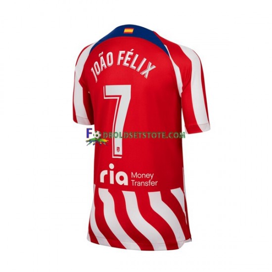 2022-2023 Atlético Madrid Trøje Joao Felix 7 Hjemmebane Kort ærmer ,Mænd