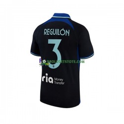2022-2023 Atlético Madrid Trøje Sergio Reguilon 3 Udebane Kort ærmer ,Mænd