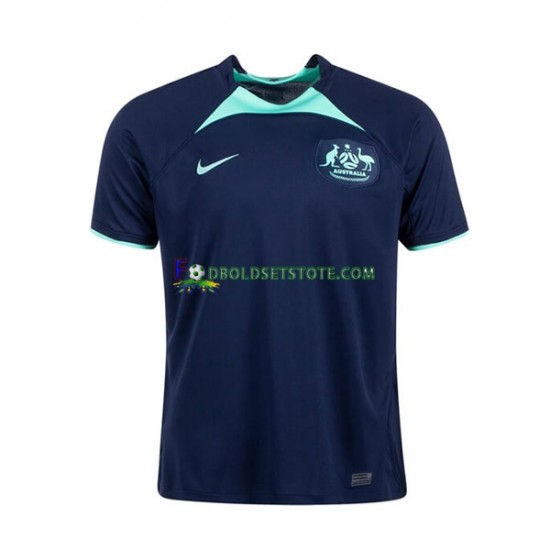 Australien Trøje Udebane World Cup 2022 Kort ærmer ,Mænd Australien Trøje Udebane World Cup 2022 Kort ærmer ,Mænd