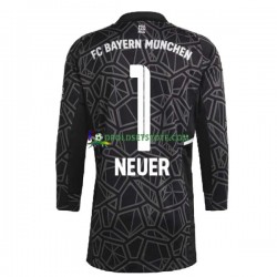 2022-2023 FC Bayern München Trøje Manuel Neuer 1 Målmand Udebane Lange ærmer ,Mænd
