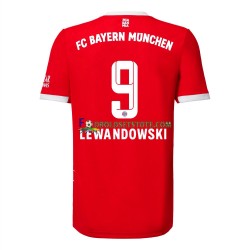 2022-2023 FC Bayern München Trøje Lewandowski 9 Hjemmebane Kort ærmer ,Mænd