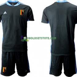 Belgien Trøje Euro 2020 Målmand Hjemmebane Kort ærmer ,Børn Fodboldsæt