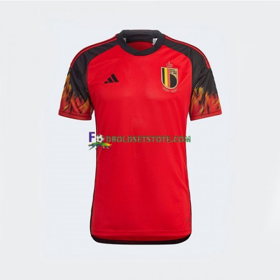 Belgien Trøje Hjemmebane World Cup 2022 Kort ærmer ,Mænd