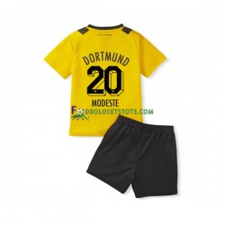 2022-2023 Borussia Dortmund Trøje Anthony Modeste 20 Hjemmebane Kort ærmer ,Børn Fodboldsæt