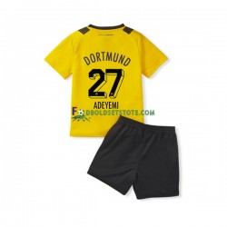 2022-2023 Borussia Dortmund Trøje Karim Adeyemi 27 Hjemmebane Kort ærmer ,Børn Fodboldsæt