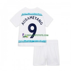 2022-2023 Chelsea Trøje Aubameyang 9 Udebane Kort ærmer ,Børn Fodboldsæt