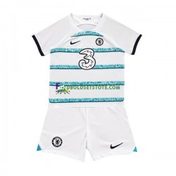 2022-2023 Chelsea Trøje Udebane Kort ærmer ,Børn Fodboldsæt