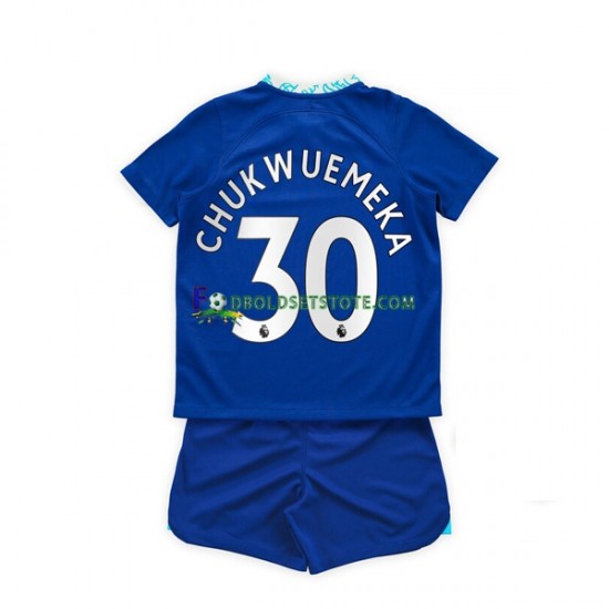 2022-2023 Chelsea Trøje Chukwuemeka 30 Hjemmebane Kort ærmer ,Børn Fodboldsæt 2022-2023 Chelsea Trøje Chukwuemeka 30 Hjemmebane Kort ærmer ,Børn Fodboldsæt