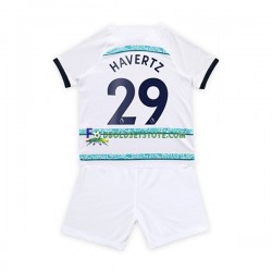 2022-2023 Chelsea Trøje Havertz 29 Udebane Kort ærmer ,Børn Fodboldsæt