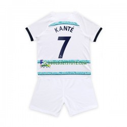 2022-2023 Chelsea Trøje Kante 7 Udebane Kort ærmer ,Børn Fodboldsæt