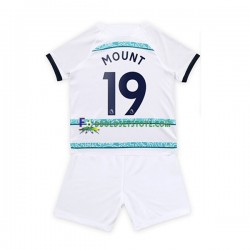 2022-2023 Chelsea Trøje Mount 19 Udebane Kort ærmer ,Børn Fodboldsæt