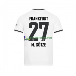 2022-2023 Eintracht Frankfurt Trøje Mario Gotze Hjemmebane Kort ærmer ,Mænd