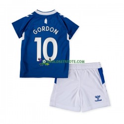 2022-2023 Everton Trøje Gordon 10 Hjemmebane Kort ærmer ,Børn Fodboldsæt