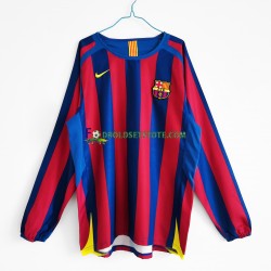 FC Barcelona Trøje 2005-2006 Retro Hjemmebane Lange ærmer ,Mænd