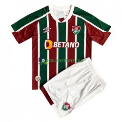 2022-2023 Fluminense Trøje Hjemmebane Kort ærmer ,Børn Fodboldsæt