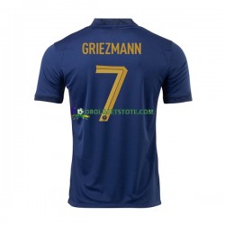 Frankrig Trøje Griezmann 7 Hjemmebane World Cup 2022 Kort ærmer ,Mænd