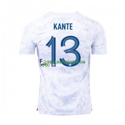 Frankrig Trøje Kante 13 Udebane World Cup 2022 Kort ærmer ,Mænd Frankrig Trøje Kante 13 Udebane World Cup 2022 Kort ærmer ,Mænd