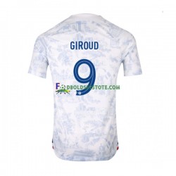 Frankrig Trøje Olivier Giroud 9 Udebane World Cup 2022 Kort ærmer ,Mænd Frankrig Trøje Olivier Giroud 9 Udebane World Cup 2022 Kort ærmer ,Mænd